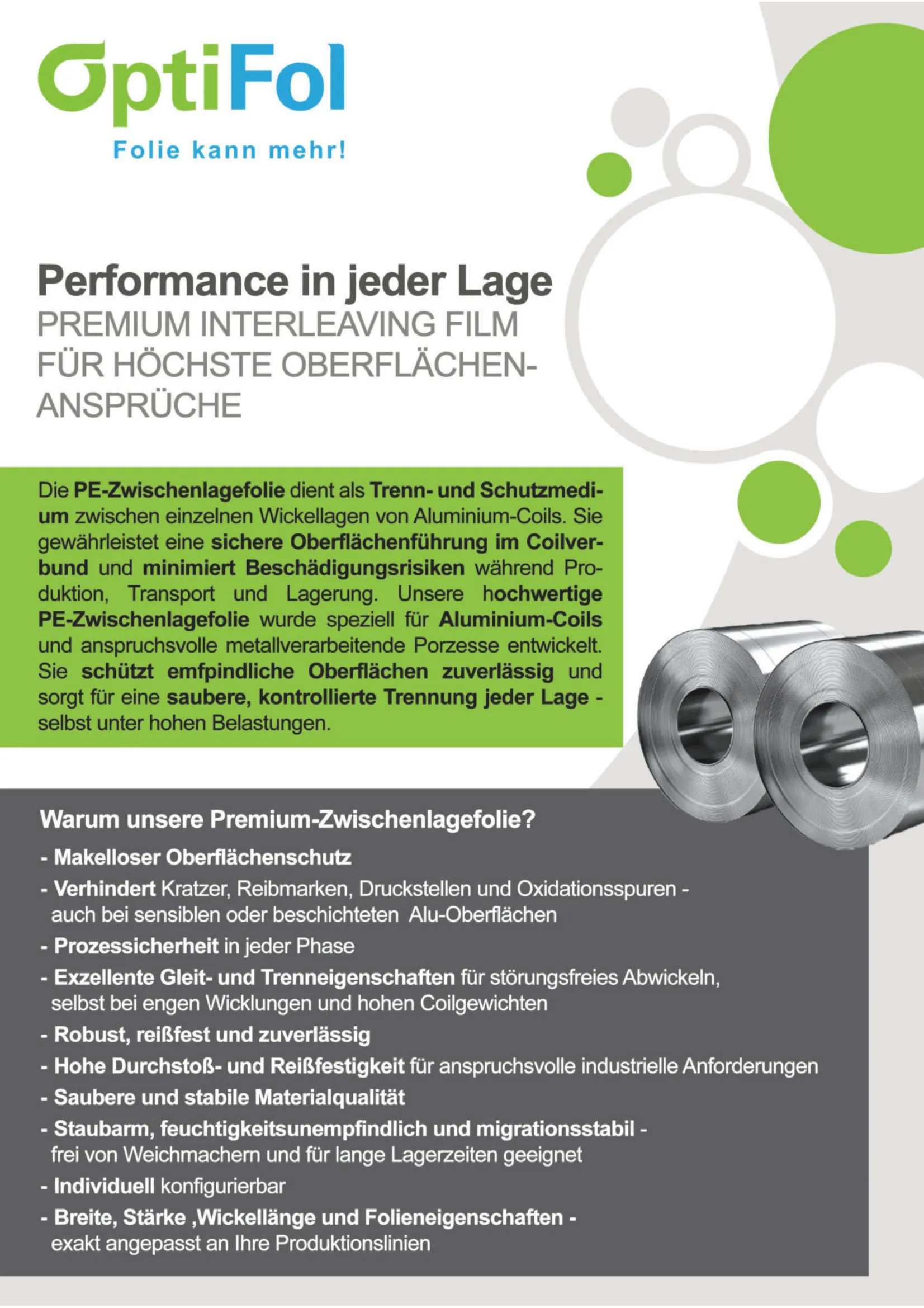 Flyer & Broschüren von Optifol folie kann mehr