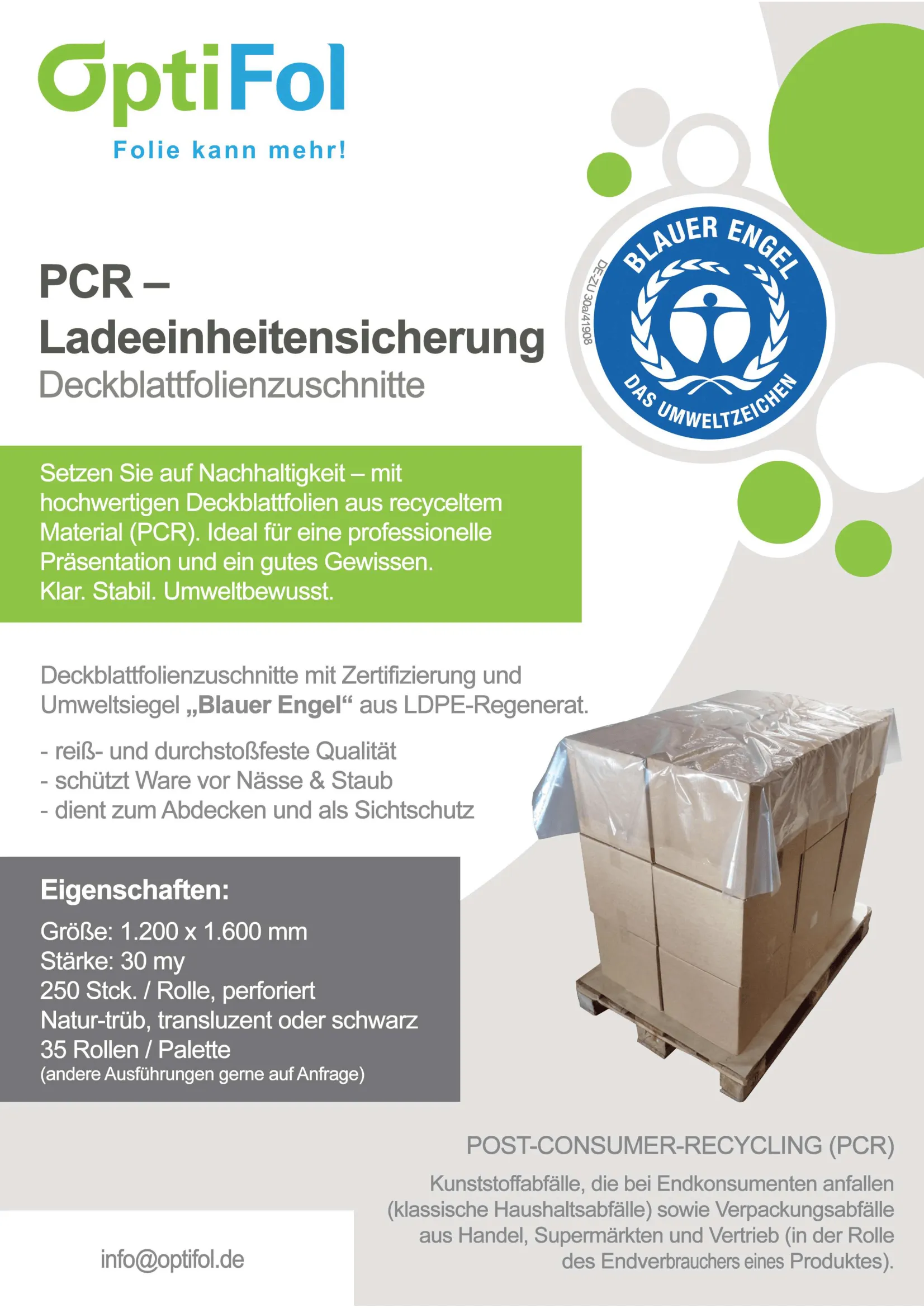 Flyer & Broschüren von Optifol folie kann mehr