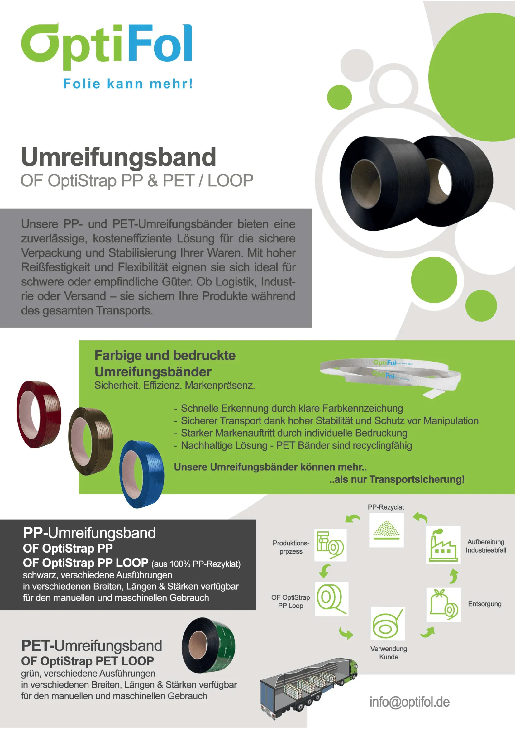 Flyer & Broschüren von Optifol folie kann mehr