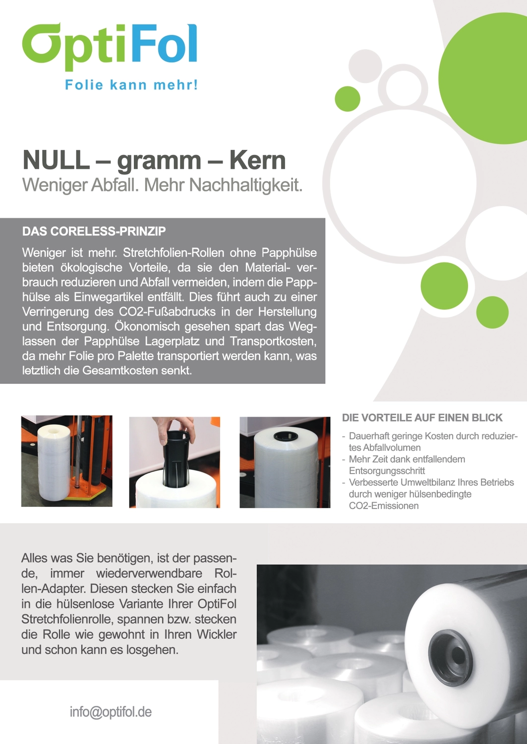 Flyer & Broschüren von Optifol folie kann mehr